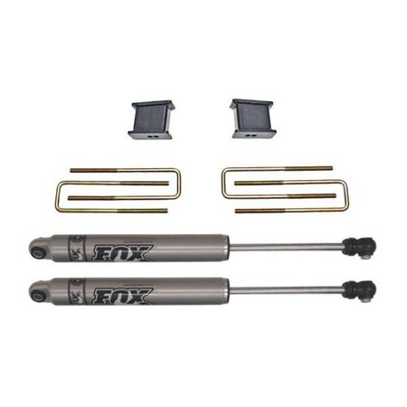 MAXTRAC INCL REAR 4IN BLOCKS AND U-BOLTS, REAR FOX SHOCKS 902140F